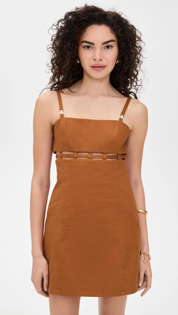 AMUR Rei Twill Mini Dress 7