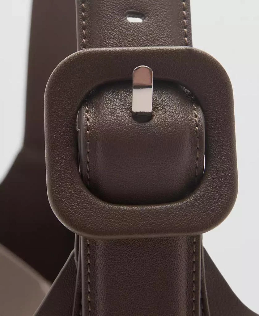 Mango Women's Buckle Detail Shopper Bag 3
