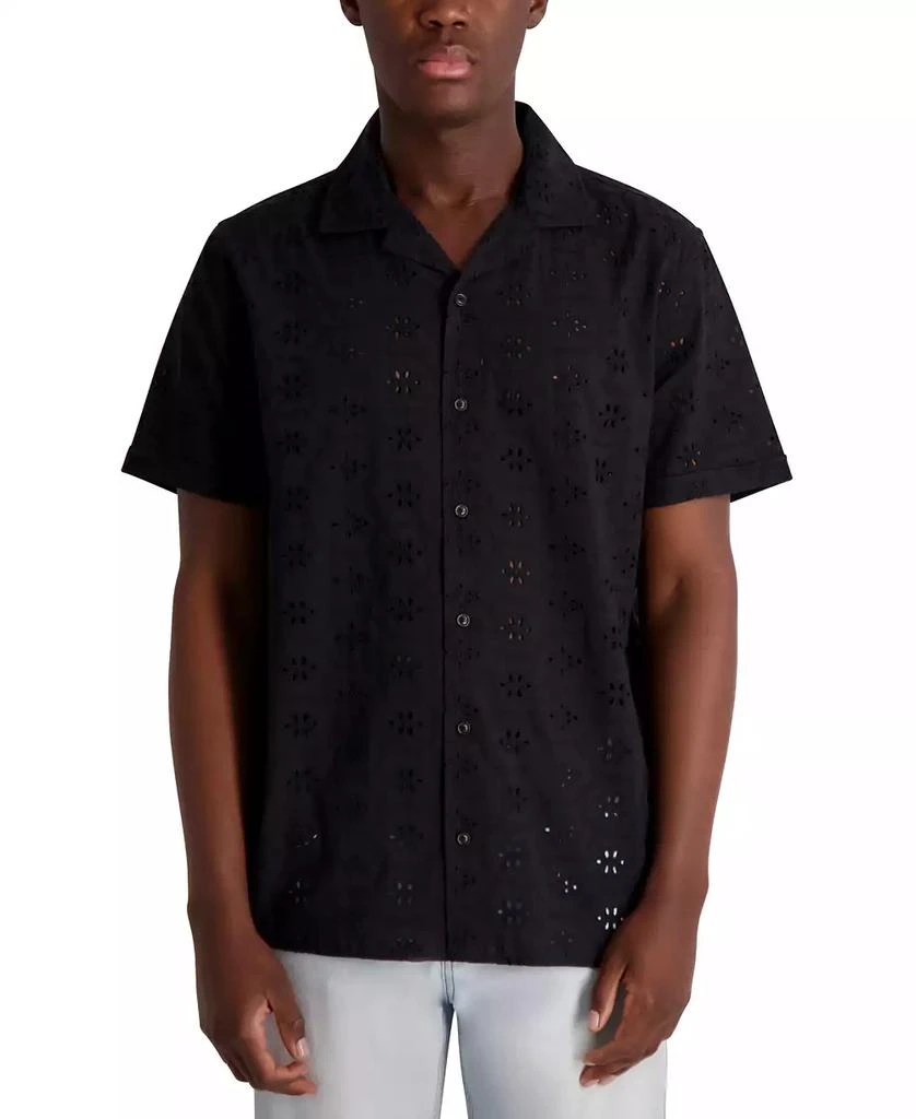 Men's Floral Eyelet Shirt – On Sale Now with Up to 59% Off
