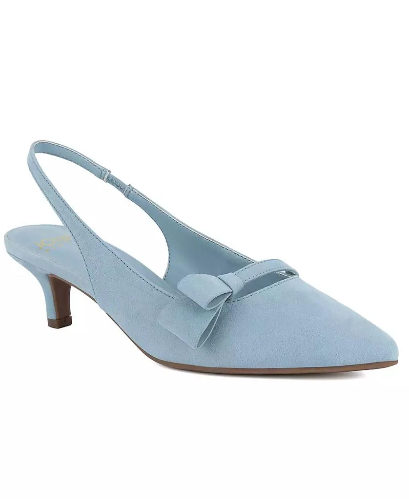 JONES NEW YORK Women's Charbeau Kitten Heel Slingback Pumps 6
