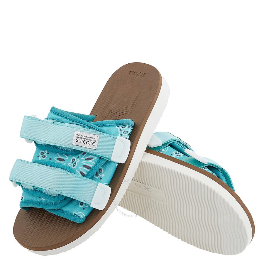 Suicoke Ladies Teal Moto-Cab Slippers