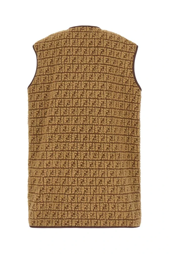 Fendi Fendi FF Monogram Embossed Zip-Up Vest 2
