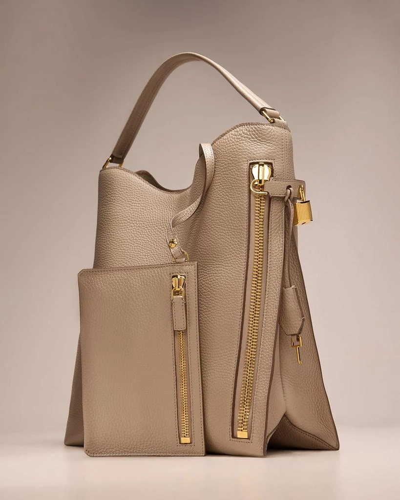 Tom Ford Alix Hobo Large in Grained Leather 2
