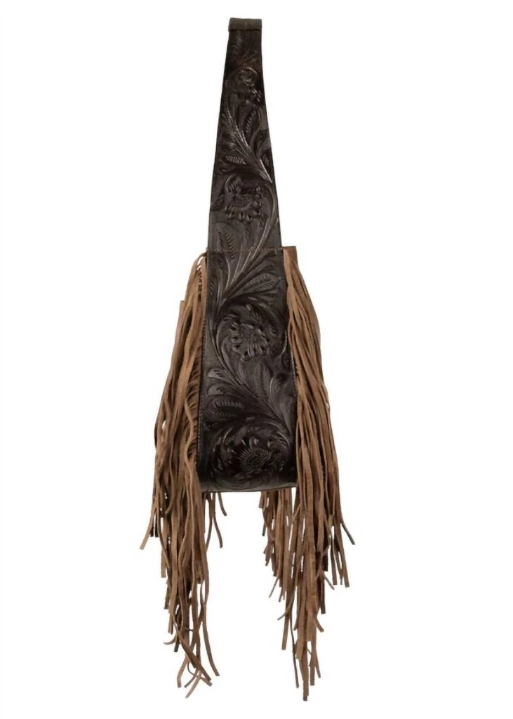 STS Ranchwear Women
s Boho Cowgirl Faye Fringe Purse In Brown 3