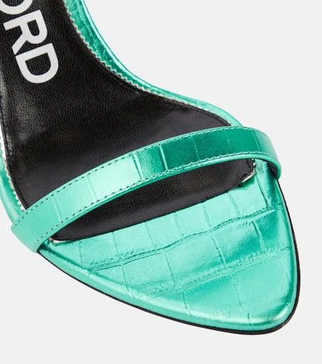 Tom Ford Padlock leather sandals 6