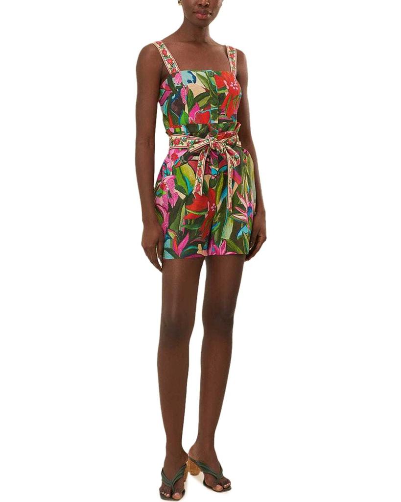 Farm Rio Farm Rio Linen-Blend Romper