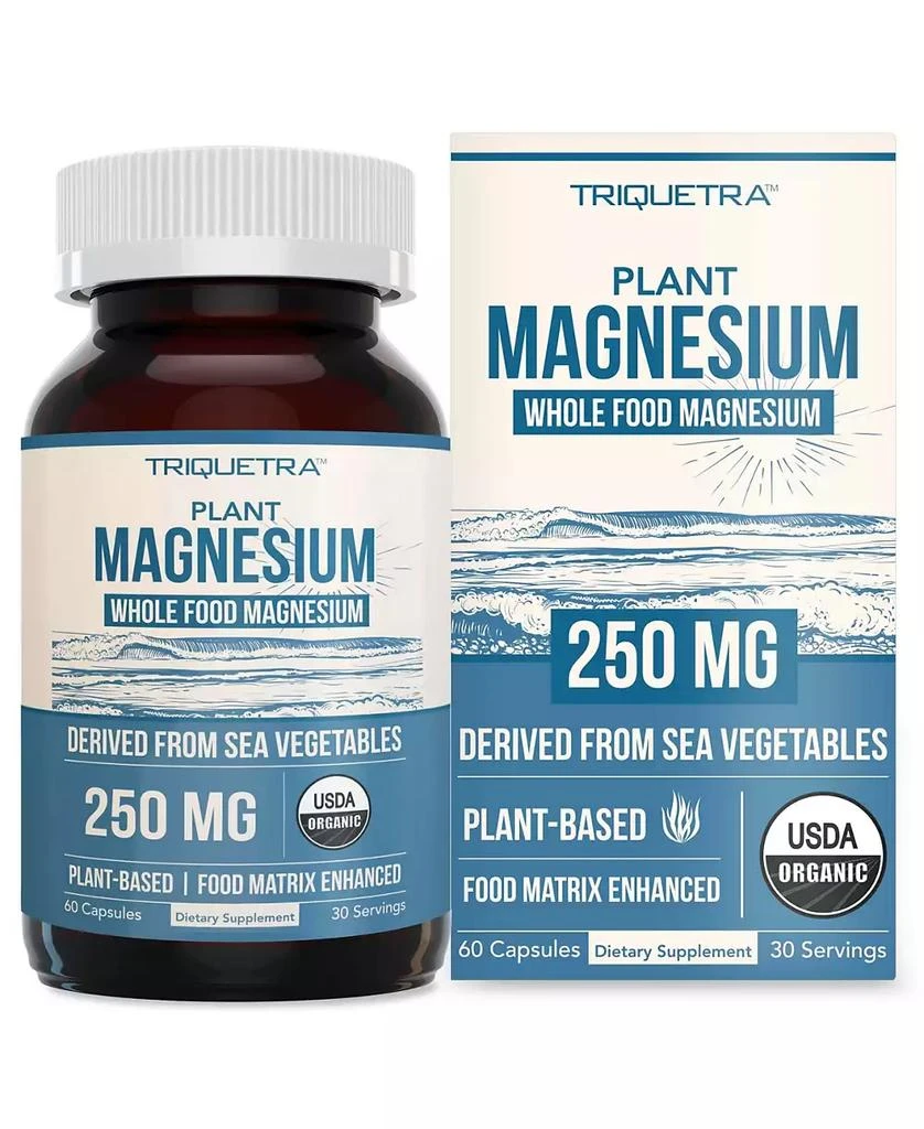 Triquetra Health Plant Magnesium: Organic, Whole Food Magnesium Supplement