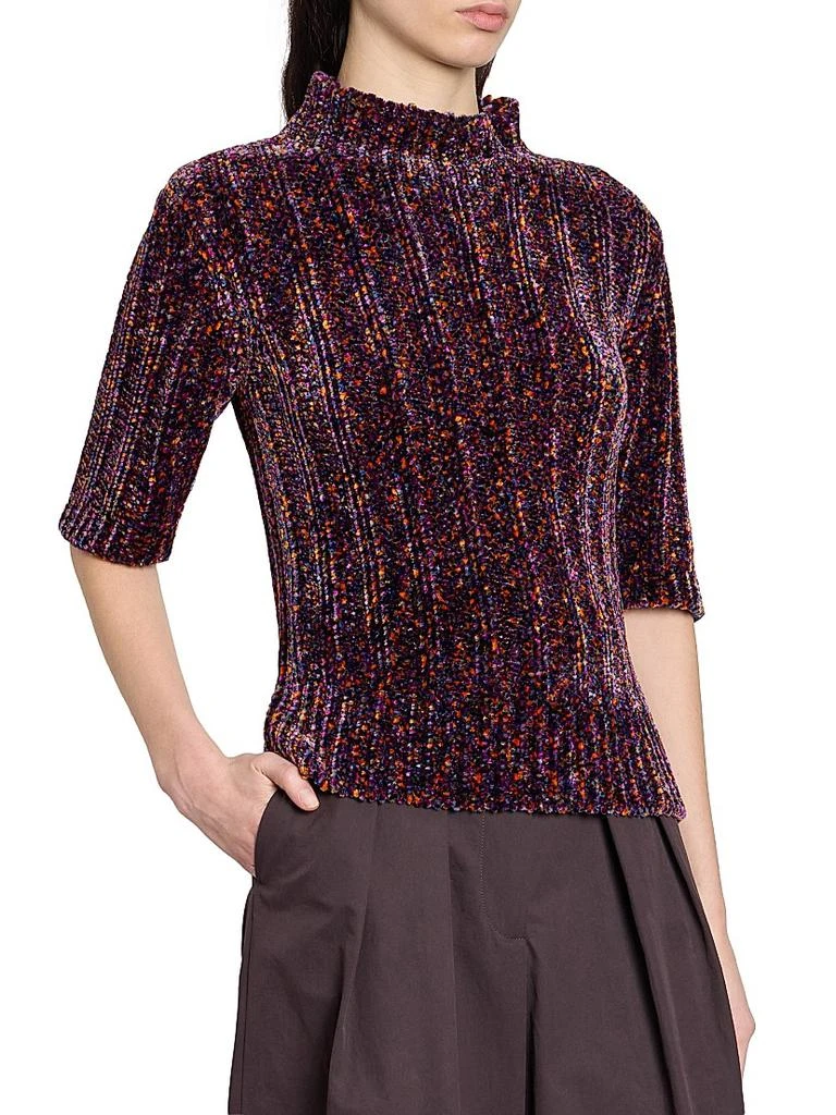 Dries Van Noten Terri Speckled Knit Top 4