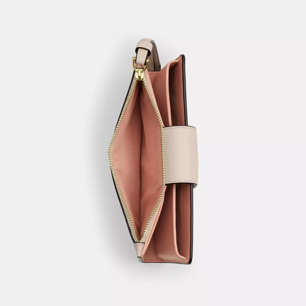 Coach Phone Wallet In Signature Canvas With Floral Print 3