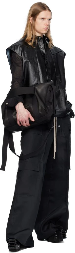 Rick Owens Black Hollywood Trolley Tote 4