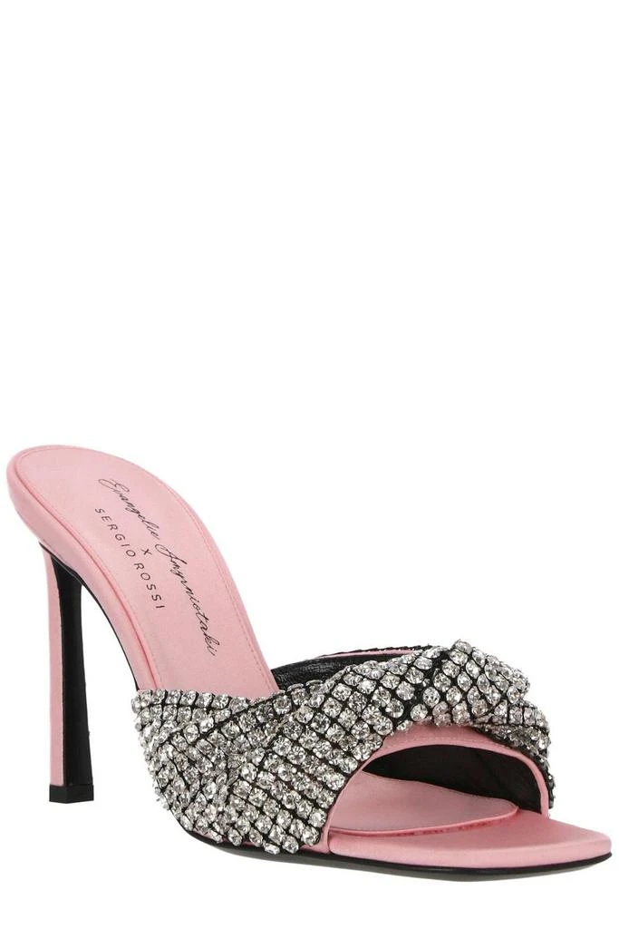 Sergio Rossi Sergio Rossi Embellished Slip-On Mules 2