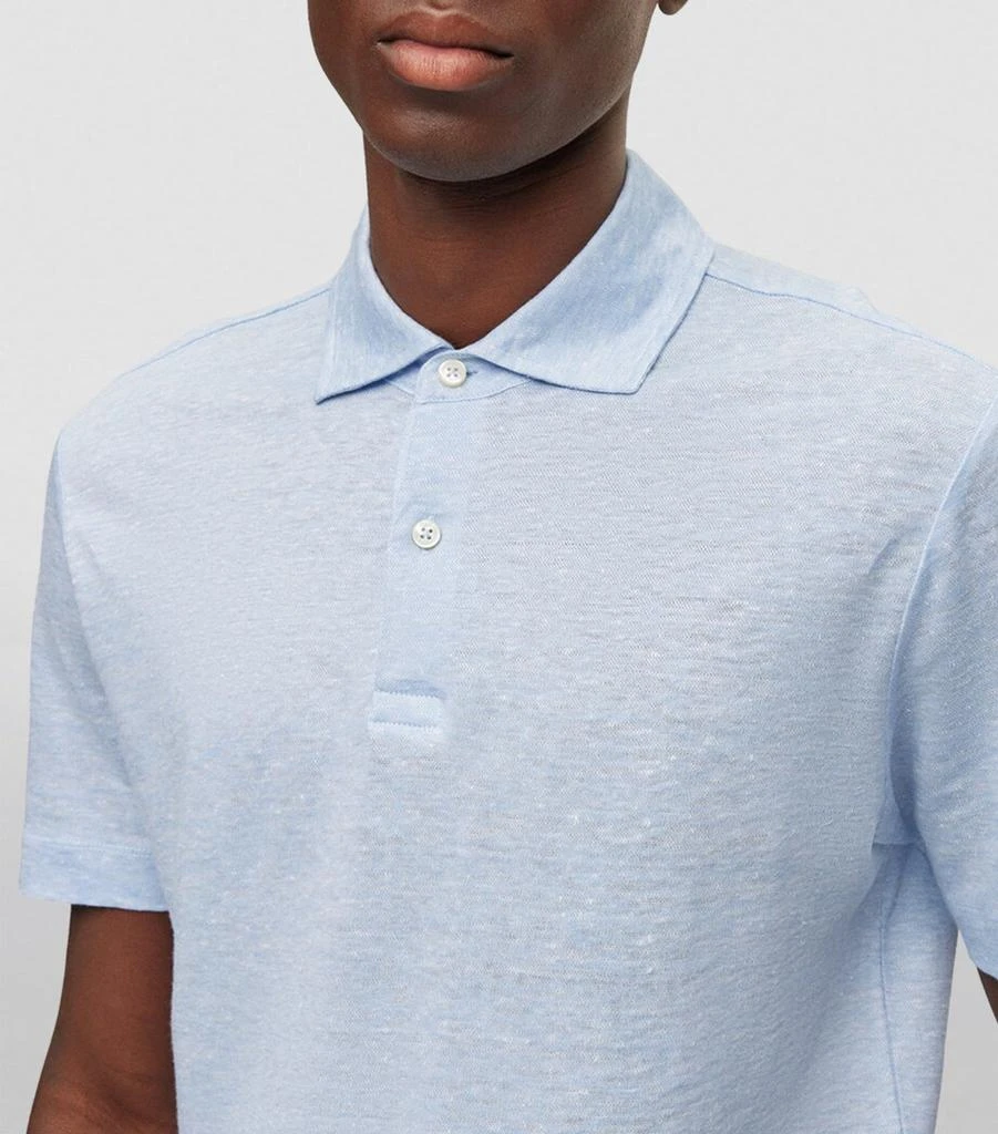 Hugo Boss Linen Polo Shirt 5
