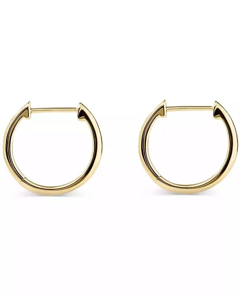 Ana Luisa Lo Small Gold-Plated Slim Endless Hoop Earrings