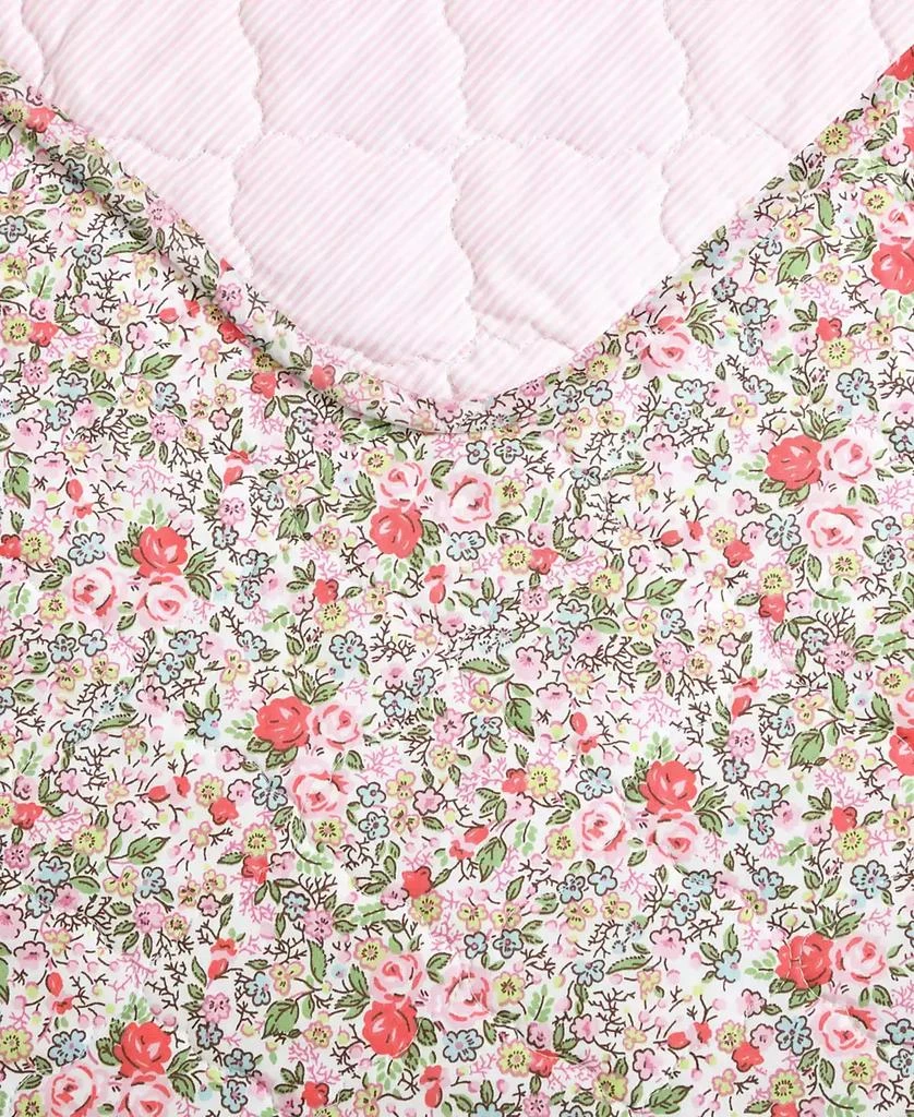 Laura Ashley Rowena Cotton Reversible Quilt, King 4