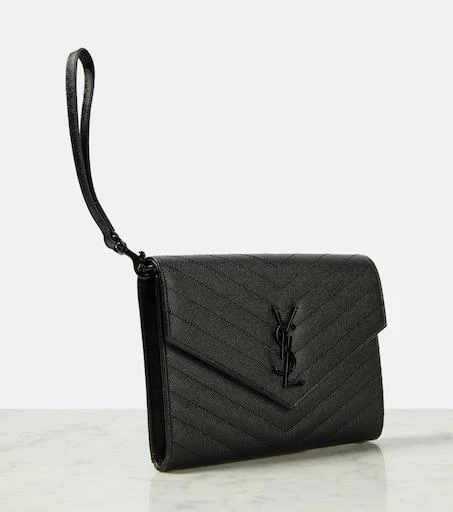 Yves Saint Laurent Cassandre matelassé leather clutch 6