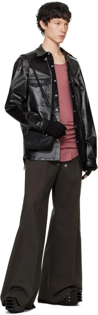 Rick Owens Black Porterville Touchscreen Gloves 3