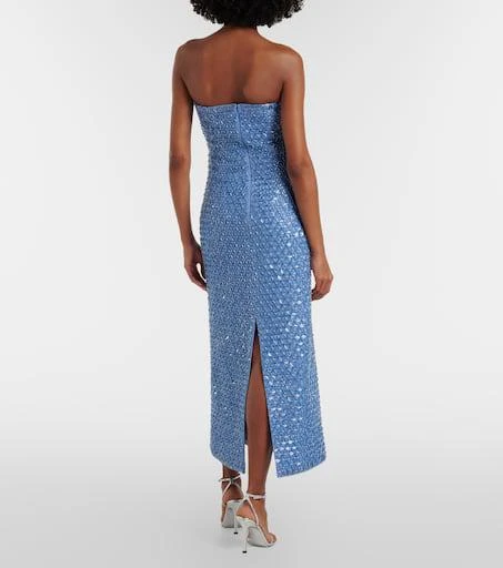 SIMKHAI Vanessa embellished bustier gown 3