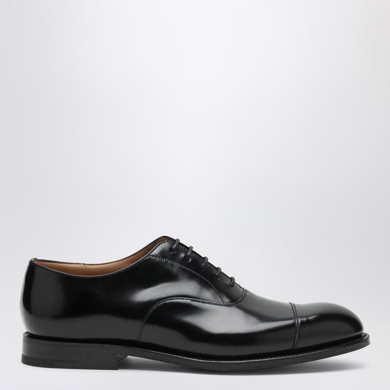 Church's Black smooth leather Consul lace-up shoes