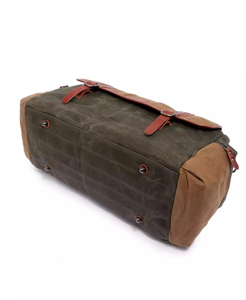TSD BRAND Stone Creek Waxed Canvas Duffel Bag 7