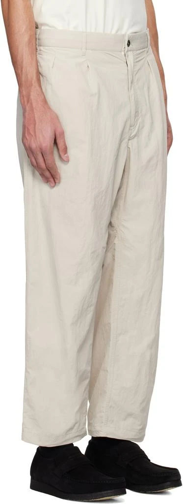 Nanamica Beige Deck Trousers 2