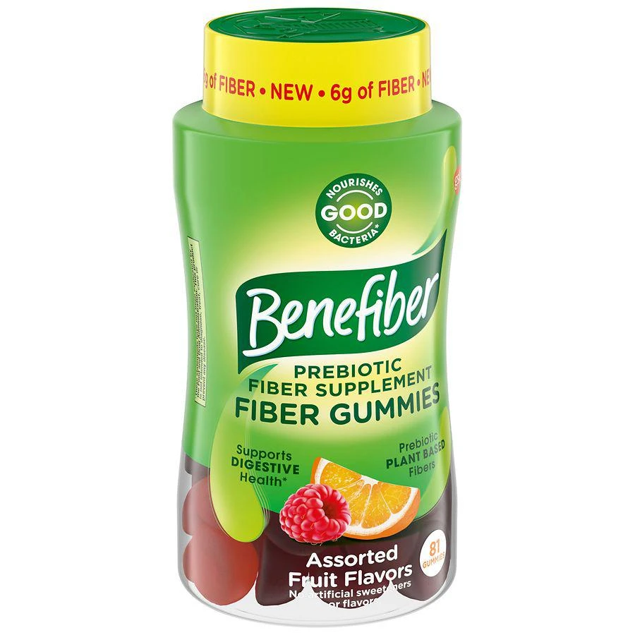 Benefiber Prebiotic Fiber Gummies Assorted Fruit 4