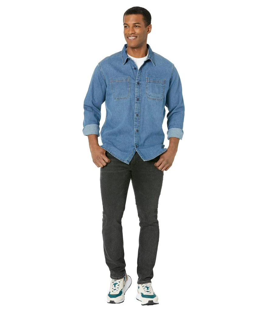 L.L.BEAN BeanFlex Denim Shirt Traditional Fit 4