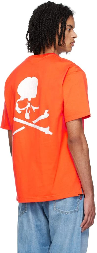 mastermind WORLD Orange 3D Skull T-Shirt 3