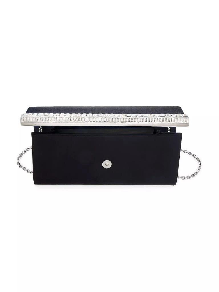 Judith Leiber Perry Satin & Crystal Clutch 3