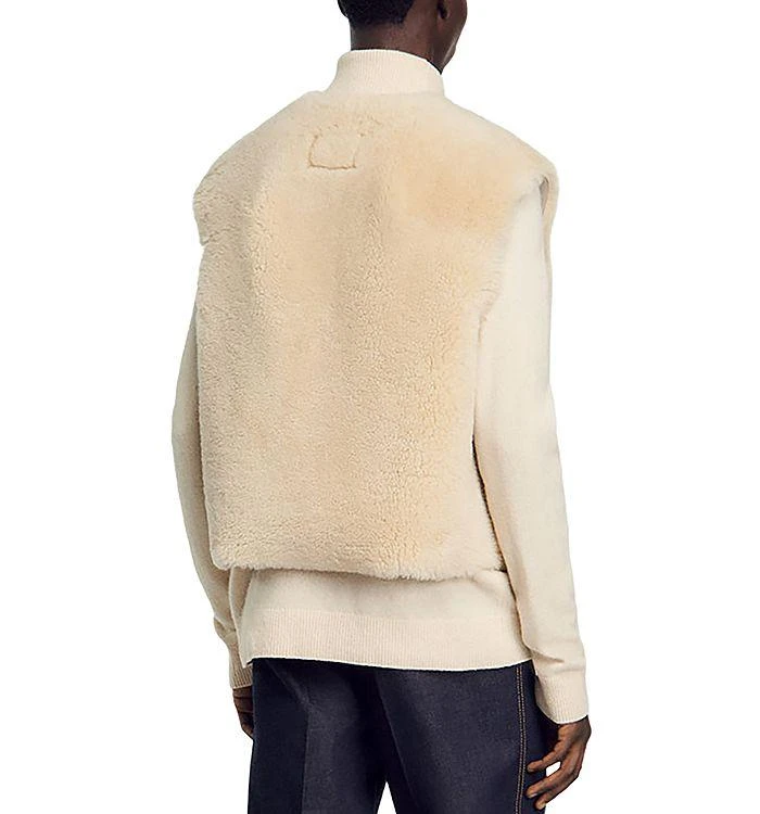 Sandro Shearling Vest 4