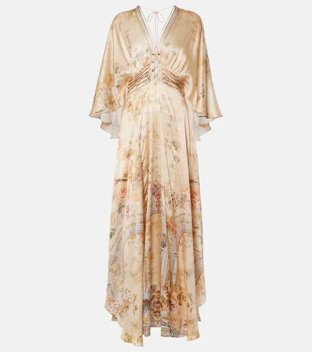 Camilla Silk charmeuse maxi dress 1