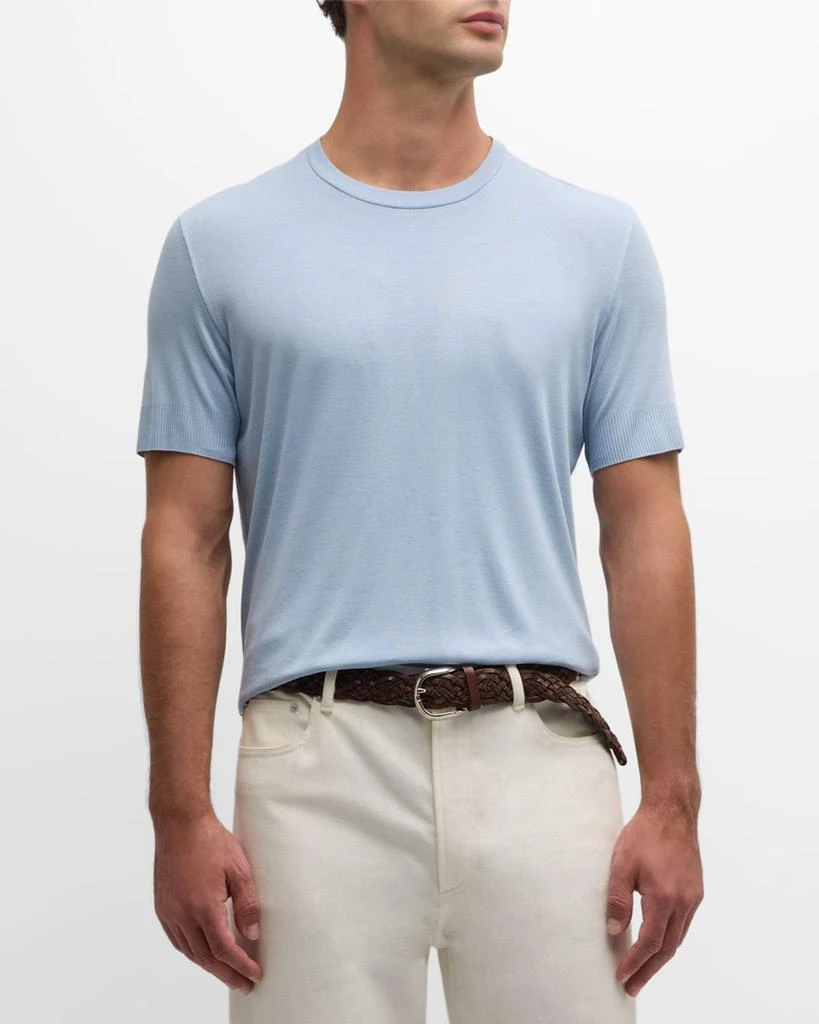 Tom Ford Men's Short-Sleeve Crewneck Sweater 4