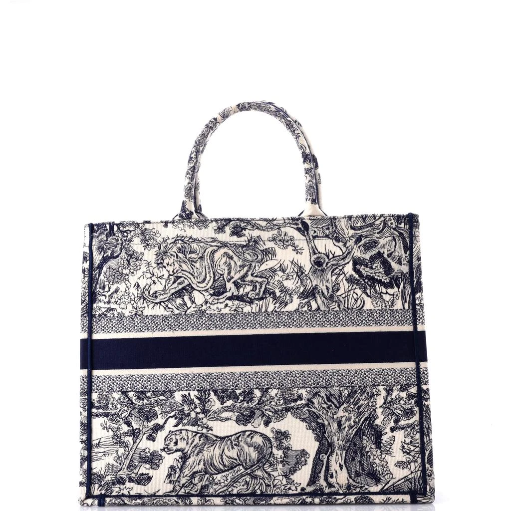 Dior Book Tote Embroidered Canvas Large 2