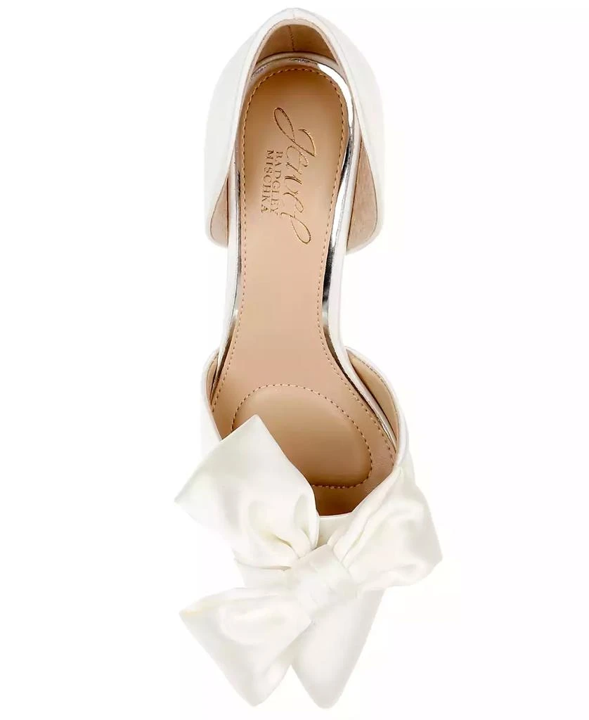 Badgley Mischka Women's Sidney Slip On Evening Bow Pumps 11