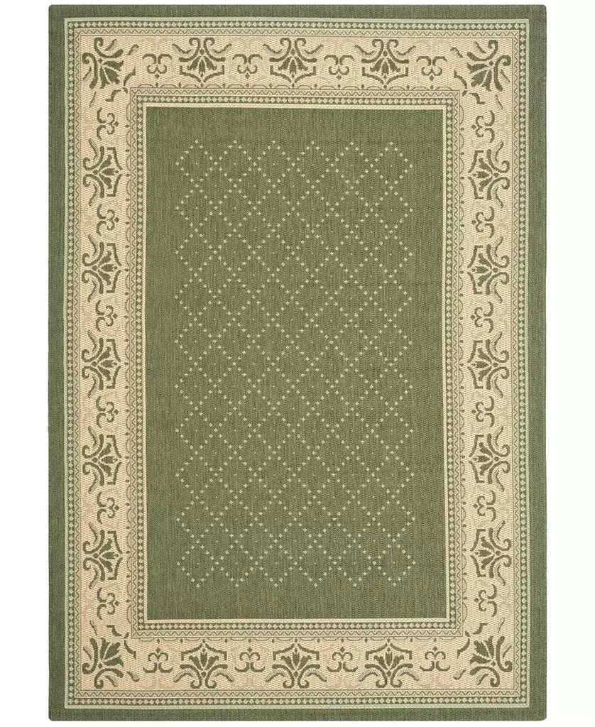Safavieh Courtyard Olive and Natural Area Rug Collection
