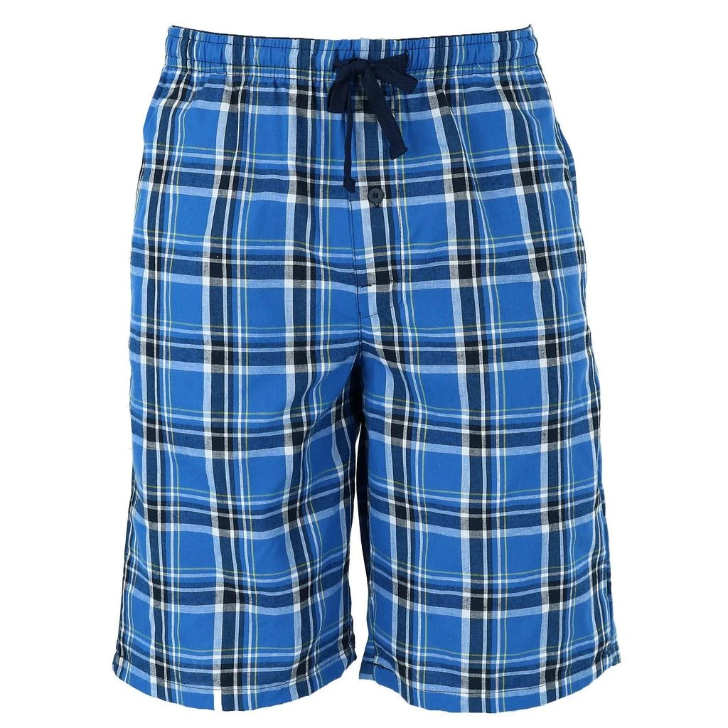 Hanes Men's Big and Tall Woven Cotton Pajama Sleep Shorts 8