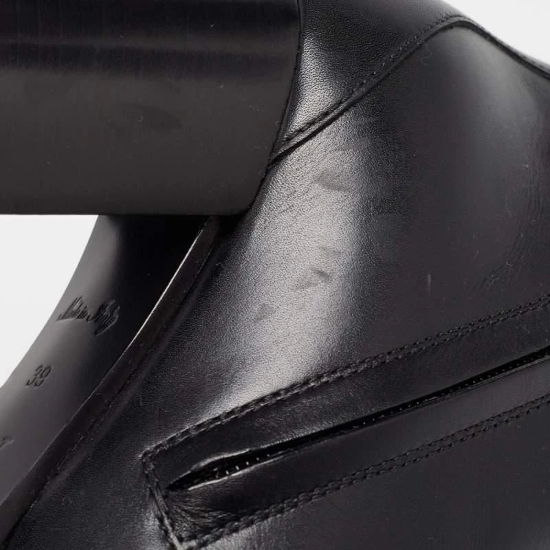 Louis Vuitton Louis Vuitton Black Leather Star Trail Block Heel Ankle Boots Size 39 6