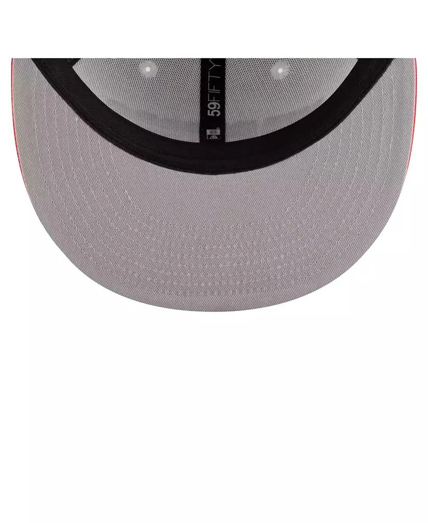 New Era Men's White/Red Golden State Warriors 2024/25 Classic Edition Jersey Hook 59FIFTY Fitted Hat 5