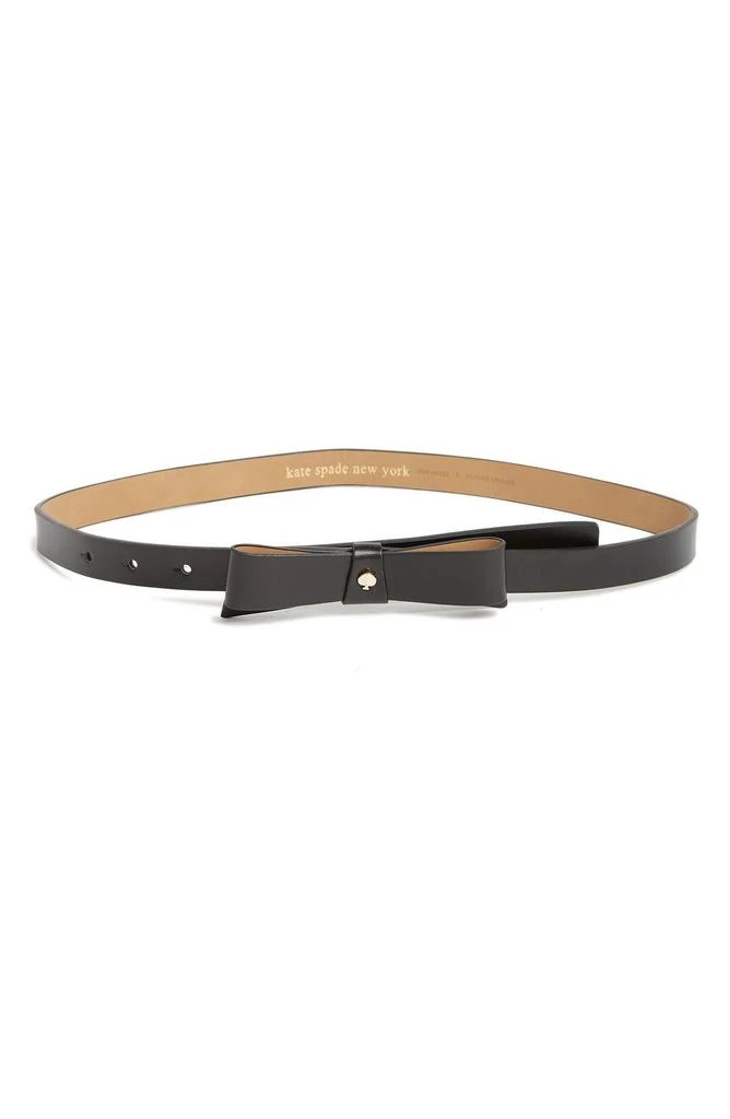 Kate Spade bow belt with spade 1