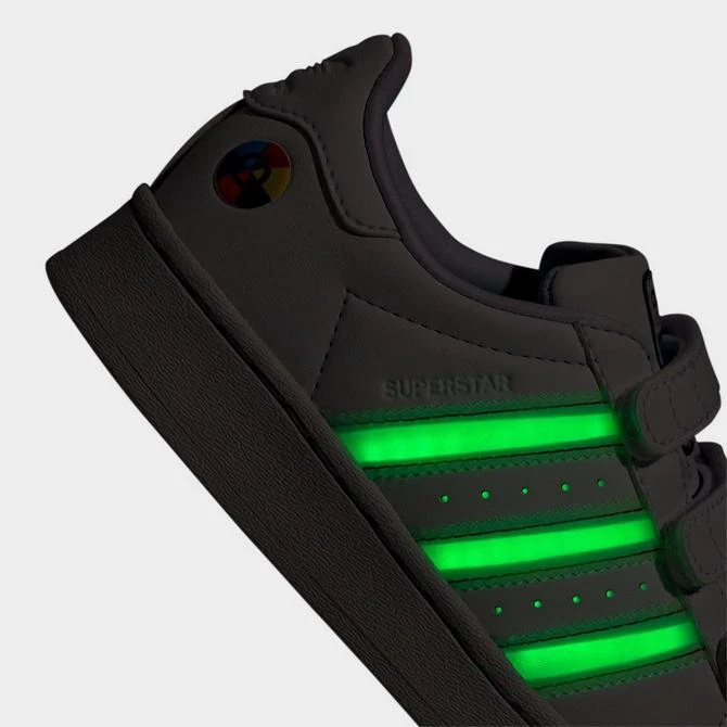 Adidas Little Kids' adidas Originals Superstar LED Lights Comfort Closure Casual Shoes 3