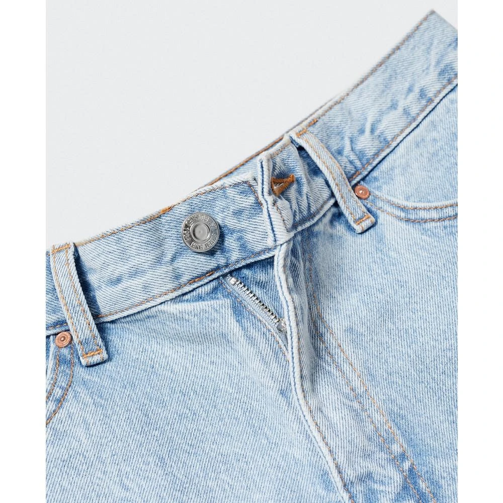 Mango Women's High Rise Denim Shorts 5