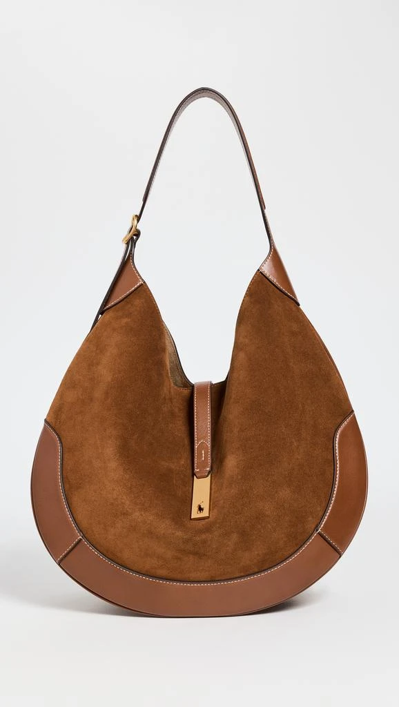 Ralph Lauren Suede Leather Shoulder Bag 1