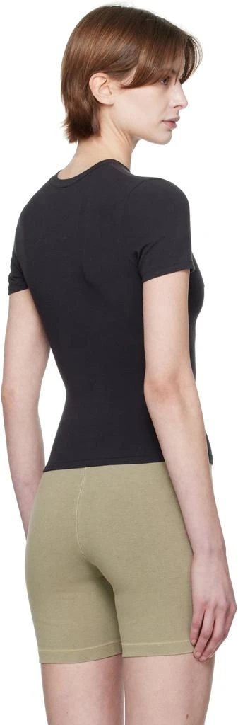 SKIMS Black Cotton Jersey T-shirt 3