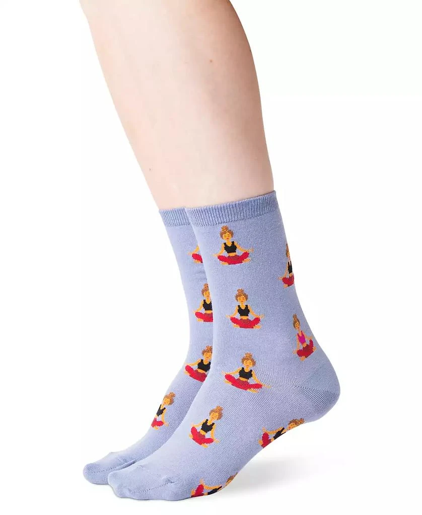 Hot Sox Women's Meditation Crew Socks 3