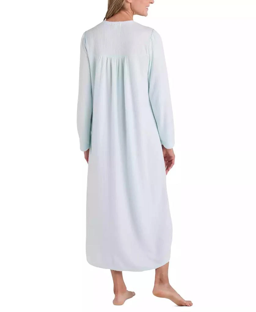 Miss Elaine Women's Paisley-Print Lace-Trim Nightgown 2