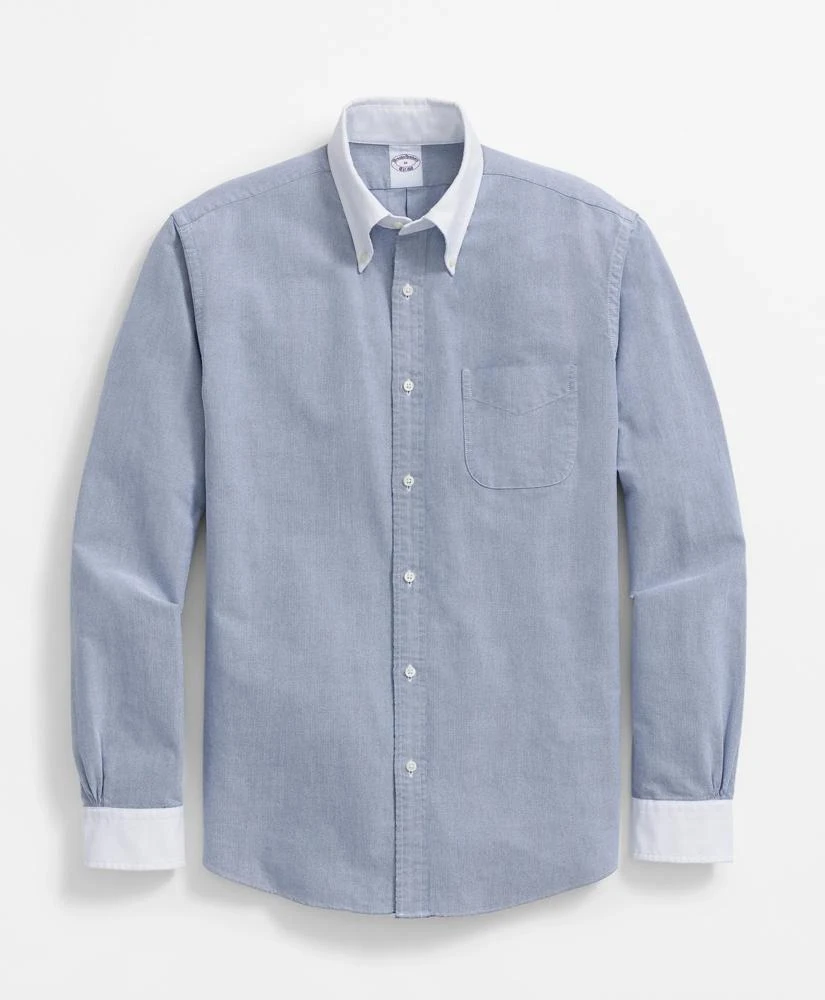 Brooks Brothers Friday Shirt, Oxford with White Collar 1