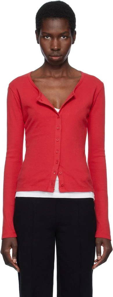 Gil Rodriguez Red Sophie Cardigan 1