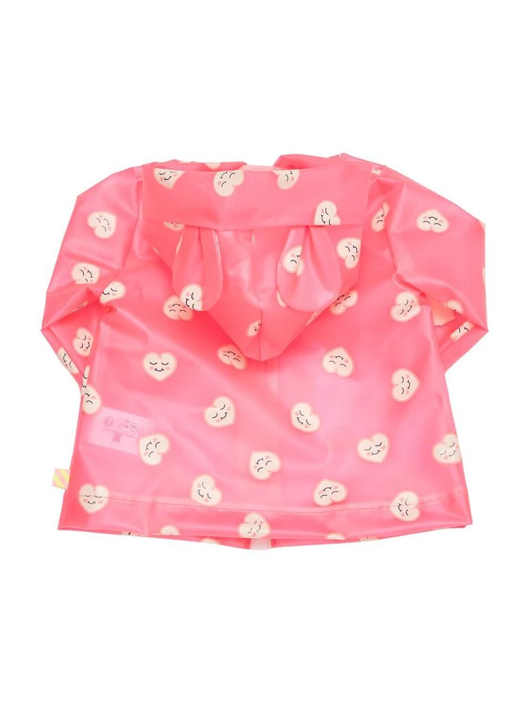 BILLIEBLUSH Heart Print Tech Raincoat 2