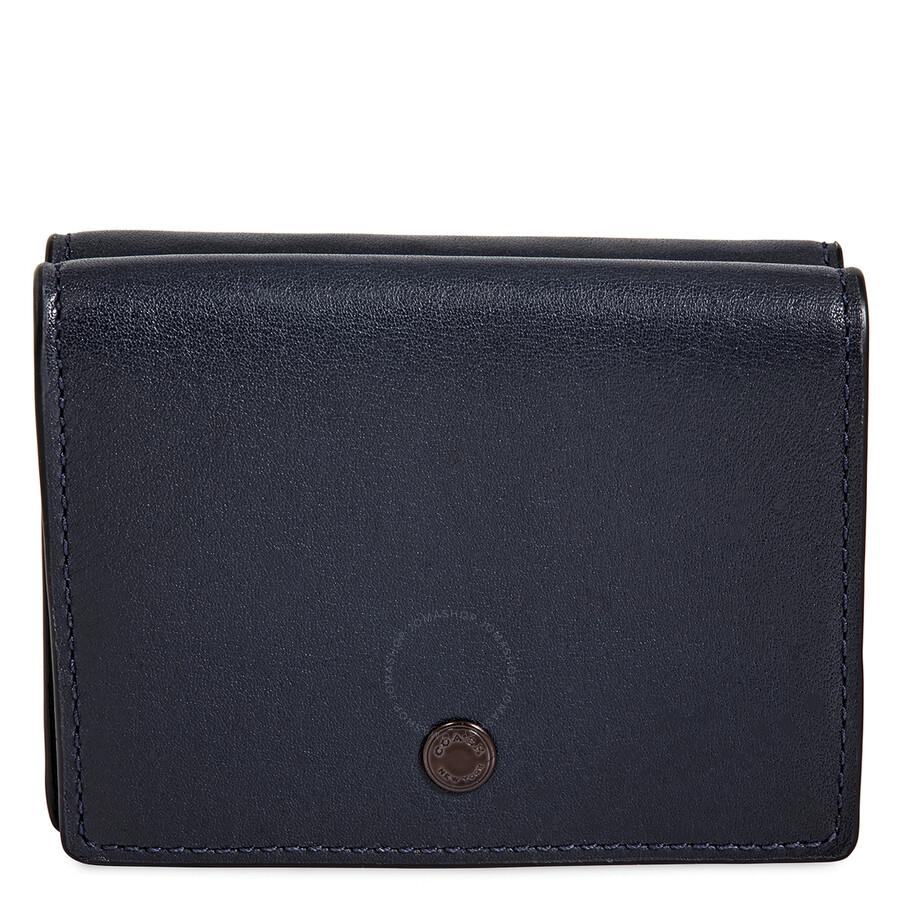 Coach Saddle Trifold Origami Coin Wallet