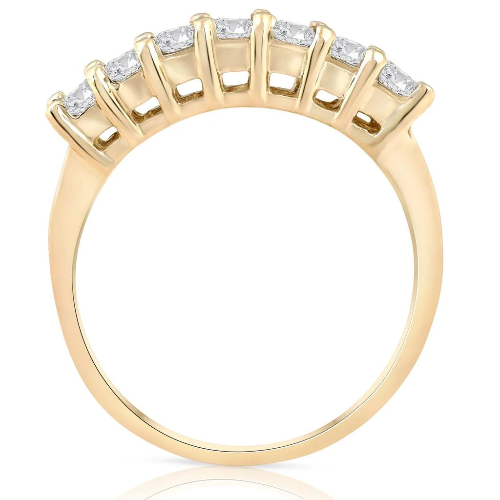 Pompeii3 5/8ct 14K Yellow Gold Diamond Anniversary Wedding Ring 3