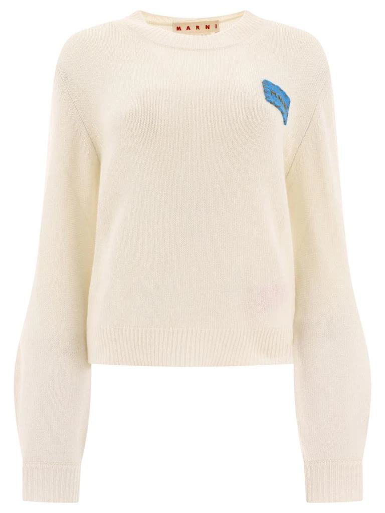 Marni Marni Cashmere Sweater With Patch 1